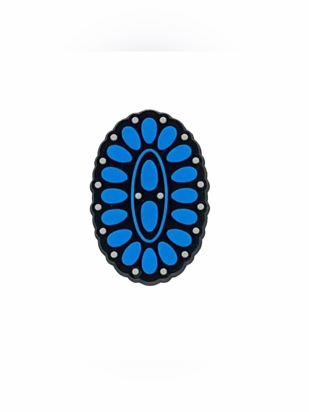 Western Turquoise Shoe Charm For Croc Shoes